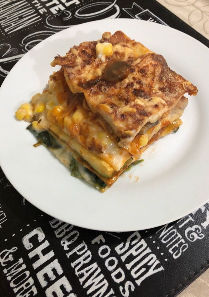 Una foto de Lasaña Vegetariana