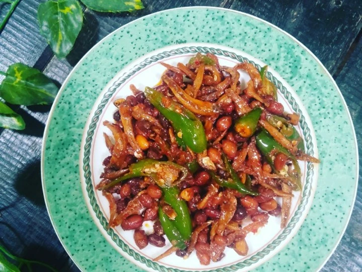 Cara Mudah Membikin Resep Teri jengki kacang tumis manis yang Lezat Sekali Anti Ribet, Lezat Sekali