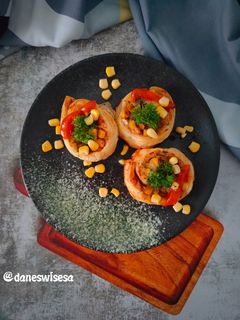 Foto resep Corn Cheese Tuna Rolls
