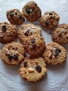 Una foto de Cookies de coco y avena