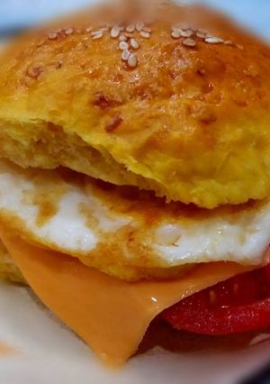 Hình của món Pumpkin hambuger.