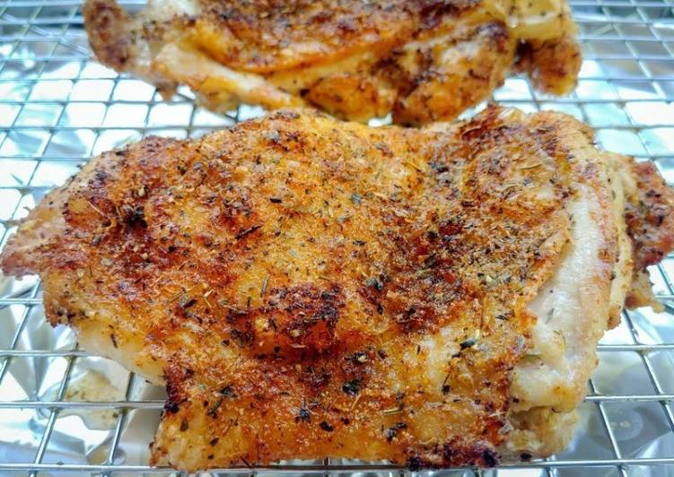 Easy Dry Rub Chicken