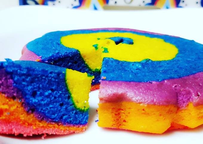 Recipe of Homemade Rainbow cake