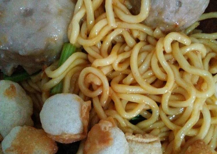 Resep Mie yamin hot jeletot bt simplle rasa pooll Anti Gagal