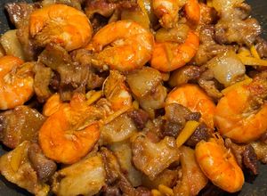 Hình của món Tôm rang thịt siêu tốn cơm 😋.