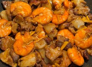 Hình của món Tôm rang thịt siêu tốn cơm 😋.