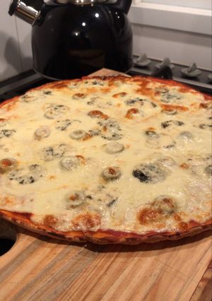 Una foto de Pizza libre de gluten