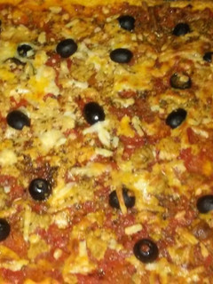 Una foto de Pizza con la base hecha con cerveza