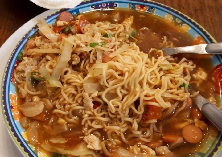 Cara Membuat Mie Nyemek Enak Banget