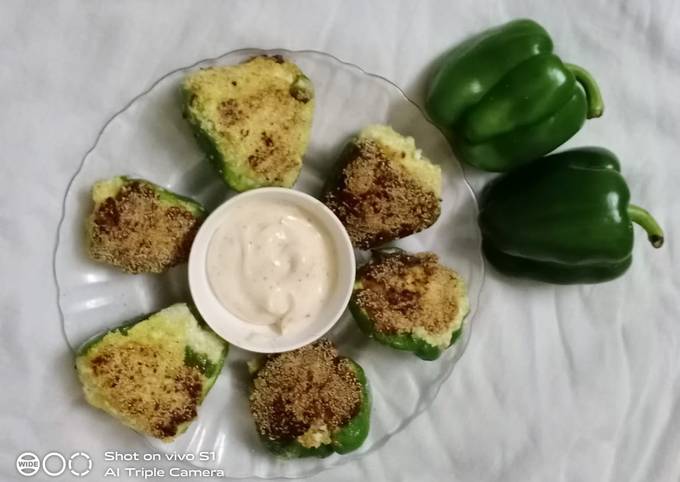 Steps to Make Delicious Stuffed capsicum