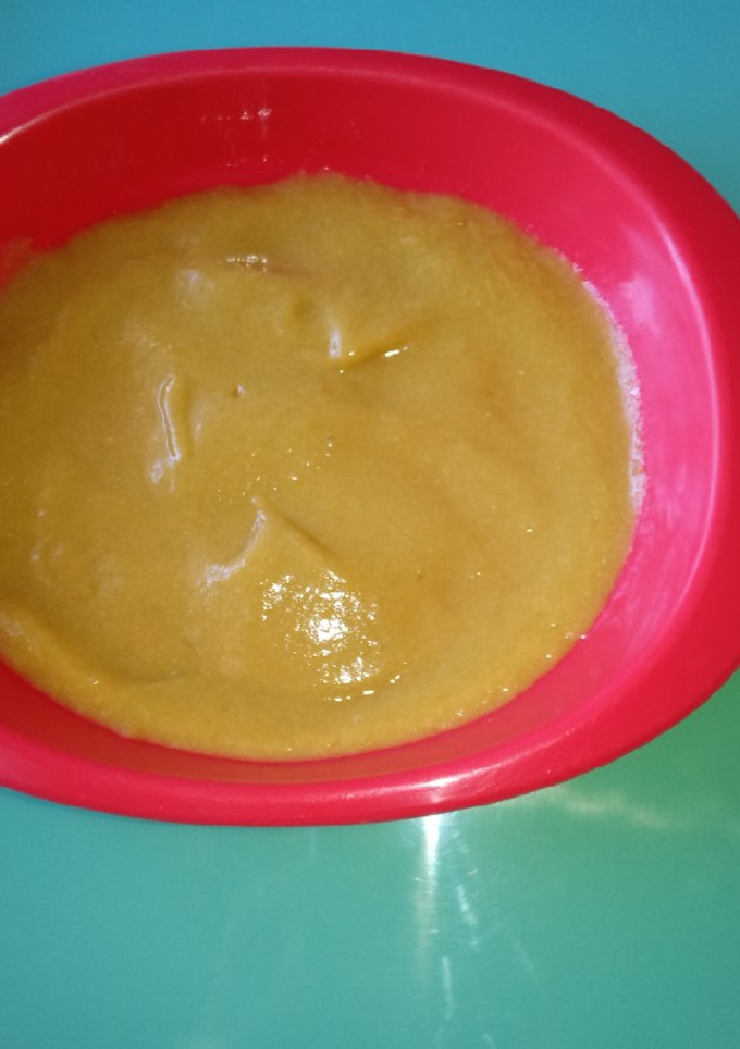 Una foto de Papilla de pollo arvejado para bebé de 7 meses