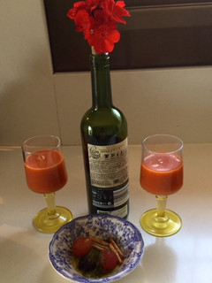Una foto de Gazpacho suave