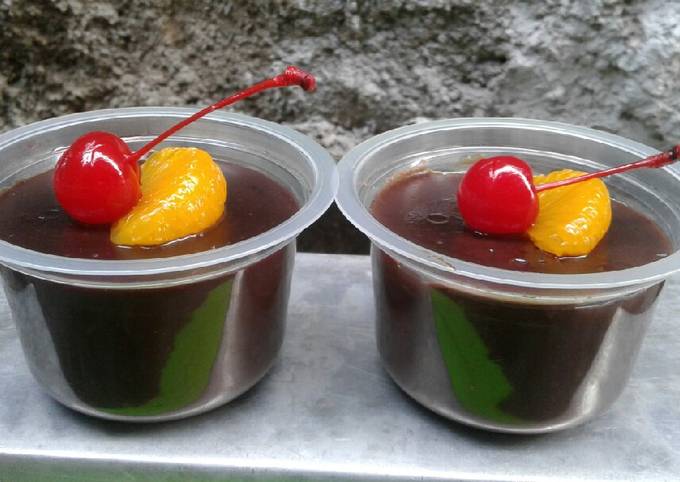Cup Puding Brownies