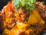 Paneer capsicum schezwan
