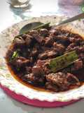 Daging Masak Hitam Mak Liha