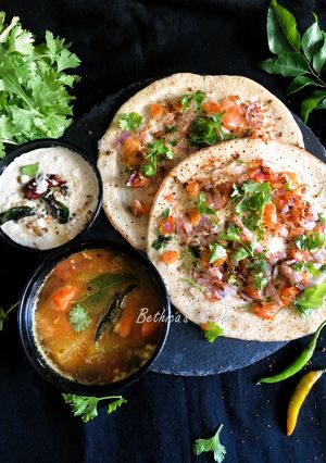 A picture of Foxtail Millet Uttapam.