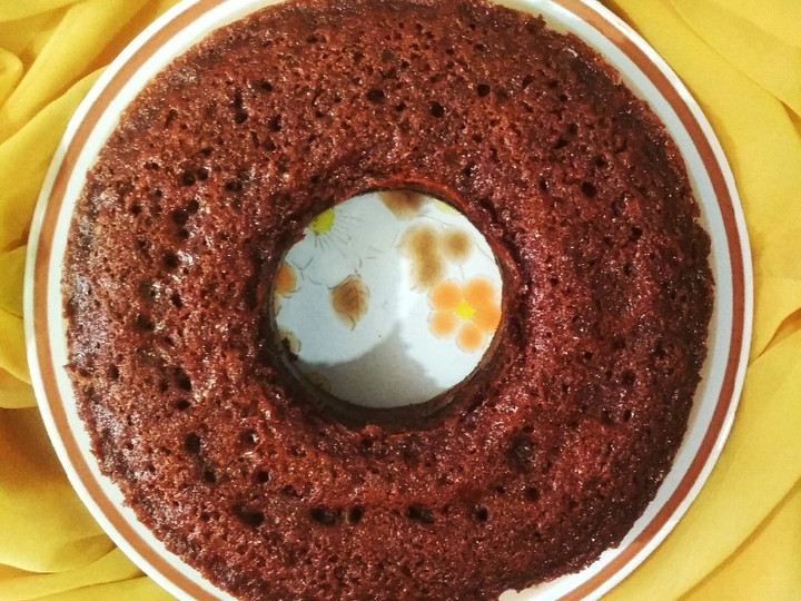 Ini dia! Cara gampang buat Caramel Cake a.k.a Bolu Sarang Semut yang sempurna