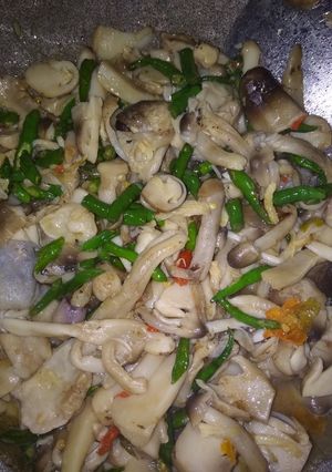 Foto resep Tumis jamur cabe hijau