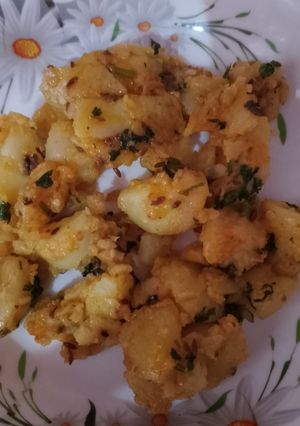 A picture of Jeera aloo.