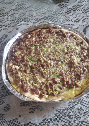 Una foto de Tarta de carne y zapallito