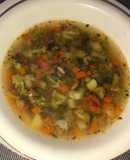 Sopa de verduras surtidas