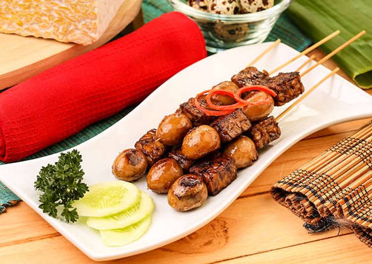 Sate Telur Tempe Petis