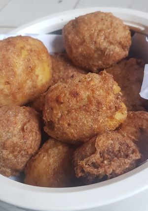 A picture of Potatoes Sandwich 😋❤❤❤❤.