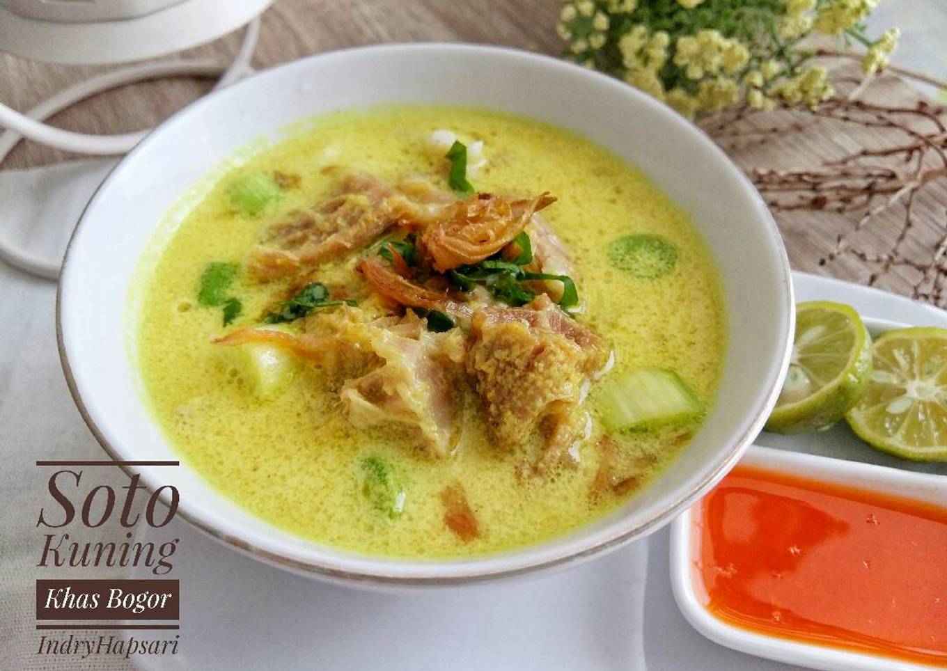 Soto Kuning Khas Bogor