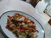 Una foto de nachos saludable