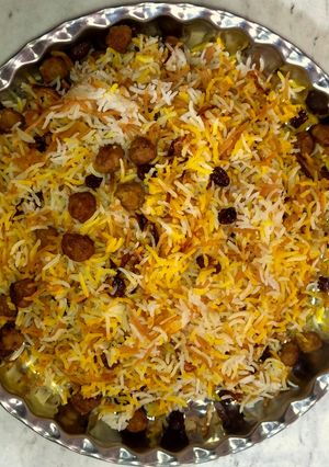 عکسی از دستور رشته پلو