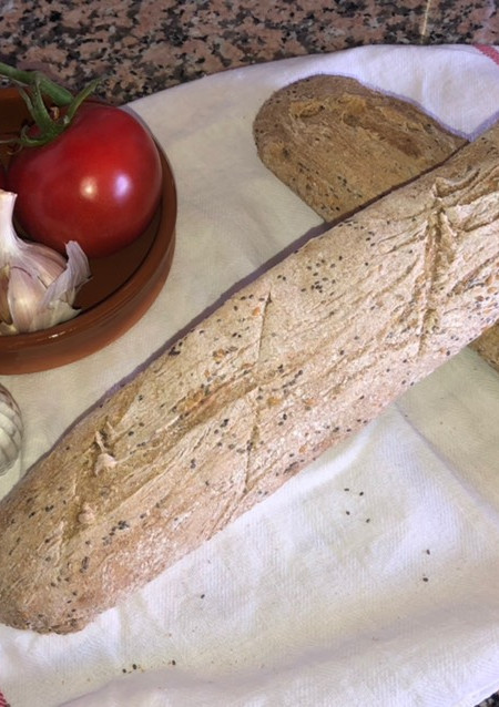 Una foto de Pan integral casero