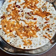 A picture of પીઝા પાપડ.