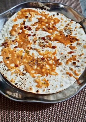 A picture of પીઝા પાપડ.