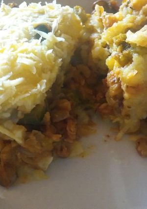 Una foto de Pastel de papa vegetariano