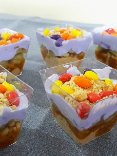 A picture of Banofie Pie Shots.