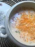 Creamy Cauliflower Cheddar Skyr Soup