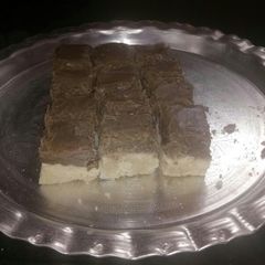 A picture of Chocolate Double Layer Burfi.