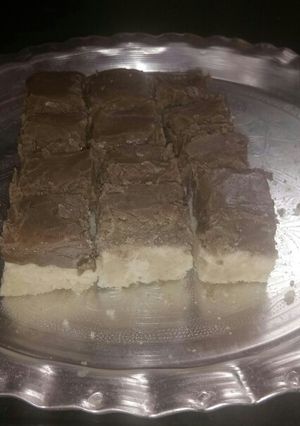 A picture of Chocolate Double Layer Burfi.