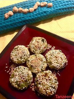 তিল কোটেড সয়া ভেজিস টিক্কি (Til quoted Soya Veggies Tikki Recipe in Bengali) রেসিপির প্রধান ছবি