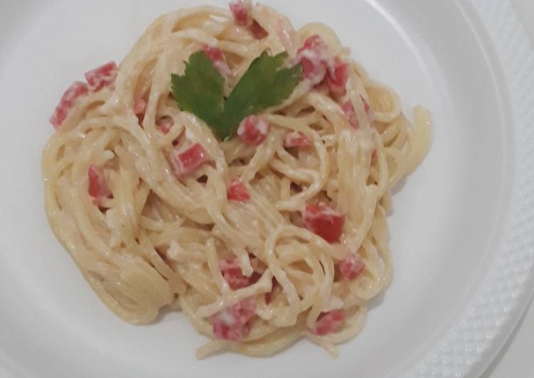 Resep Spaghetti Carbonara Ala Keju Kraft - Quotes About e