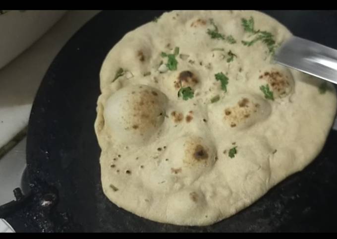 Recipe of Super Quick Homemade Whole wheat Naan on tawa