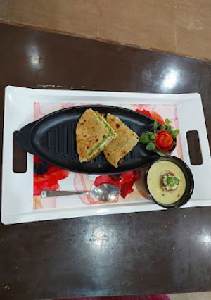 A picture of Layered paratha.