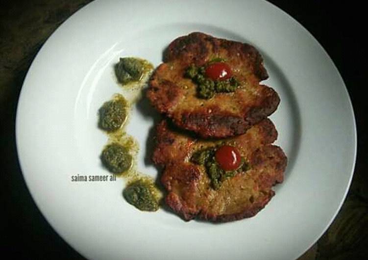 Chicken chapli kabab