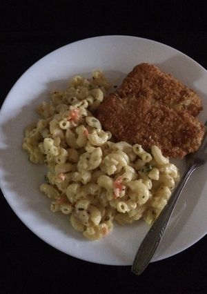 Foto resep Mac and Cheese with Fried Dory
