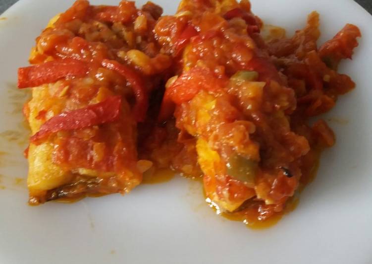 Filetes de fogonero a la riojana fácil