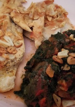 Foto principal de Pechugas plancha con espinacas