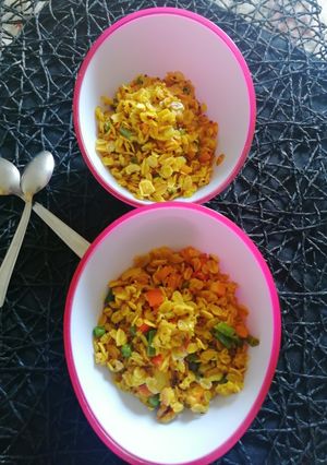 A picture of Oats upma.