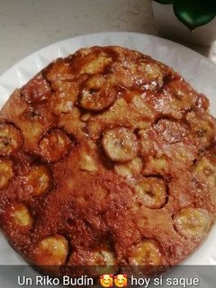 Una foto de Budín de guineo sin horno