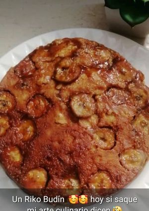 Una foto de Budín de guineo sin horno