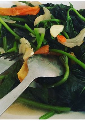 Foto resep Tumis Daun Ubi Jalar